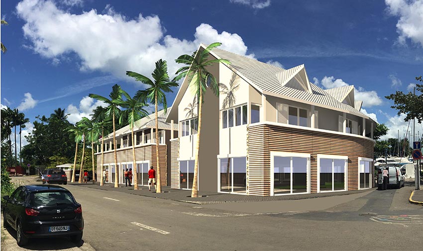 Chambre de Commerce Martinique, équipements par Daniel Dabilly, architecte