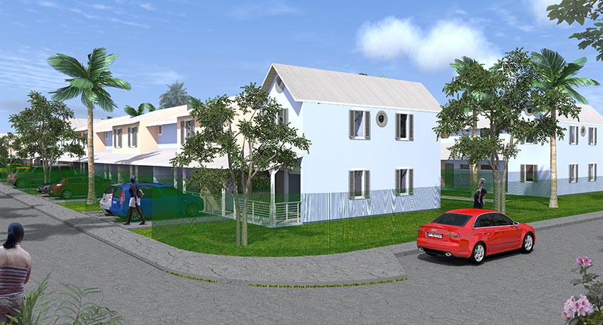 Bois Carré, construction de logements par Daniel Dabilly, architecte