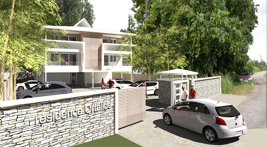 Cayenne, construction de logements par Daniel Dabilly, architecte