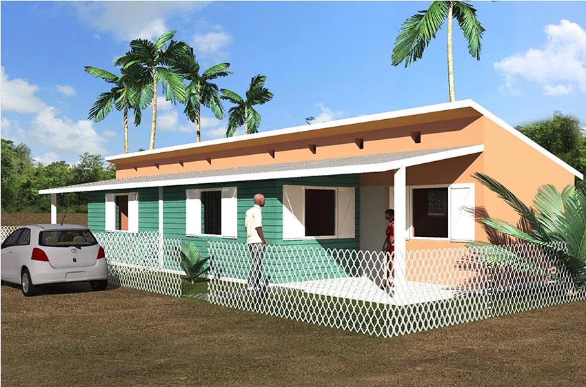 Sao Tome, construction de logements par Daniel Dabilly, architecte