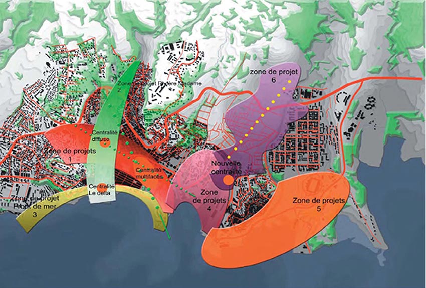 Projet Fort de France, urbanisme par Daniel Dabilly, architecte