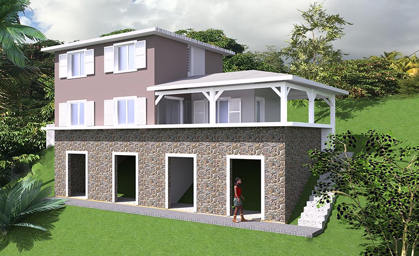 Dib - Construction villa individuelle - Architecture Daniel Dabilly