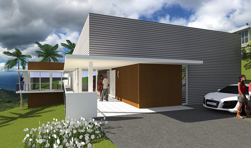 Villa Hillion, construction villa individuelle par Daniel Dabilly, architecte